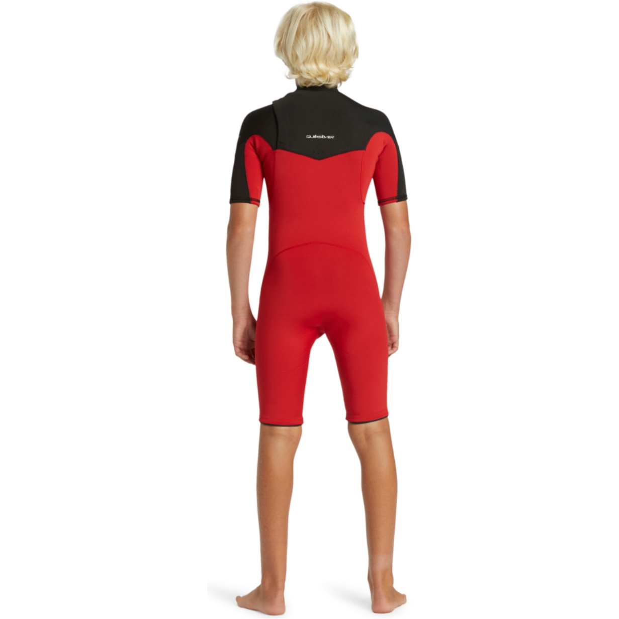 2025 Quiksilver Junior Everyday Sessions 2/2mm Chest Zip Wetsuit EQBW503024 - High Risk Red